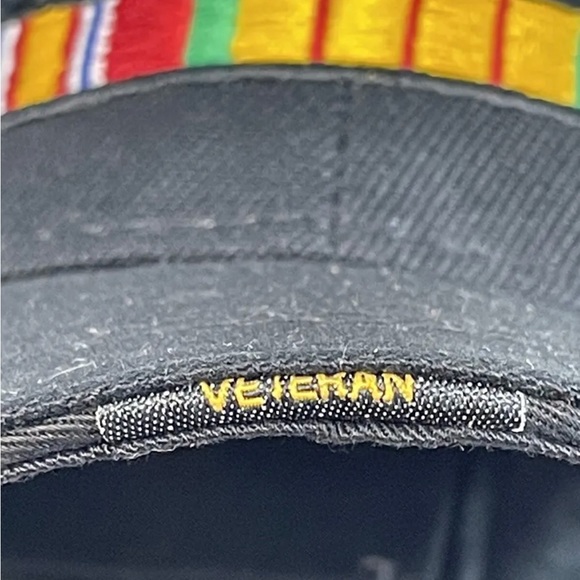 Vietnam Veteran Shadow Black Adjustable Hat - Picture 5 of 7